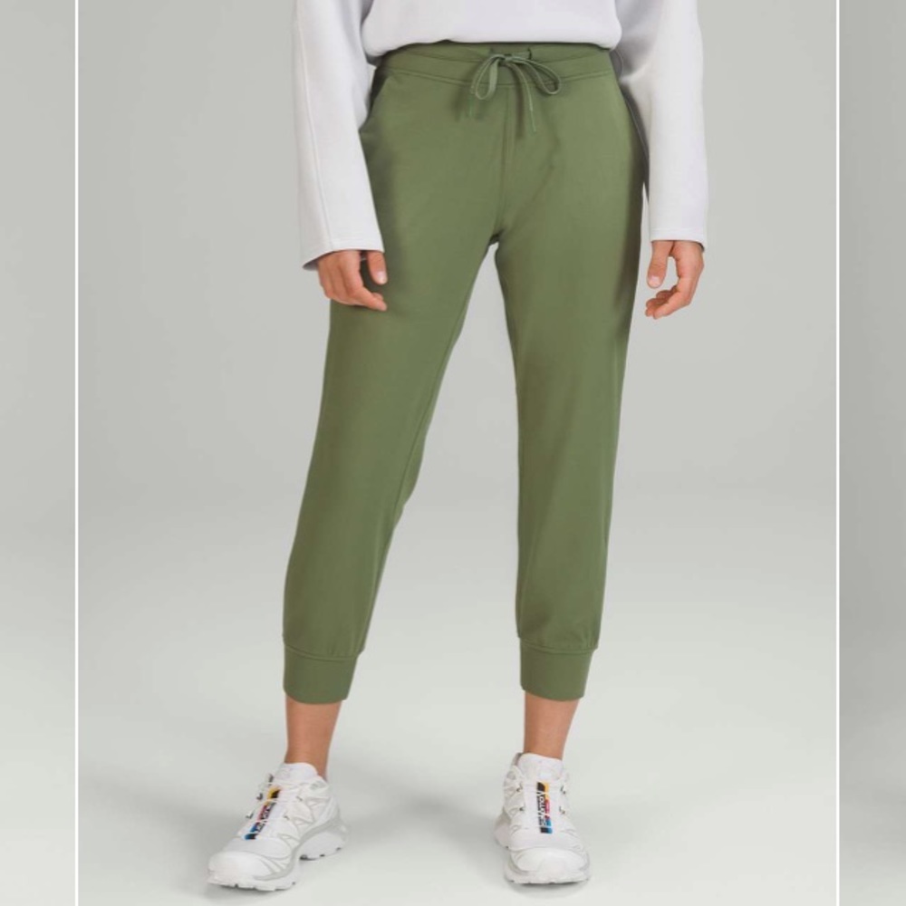 Ready to Rulu crop lululemon green twill